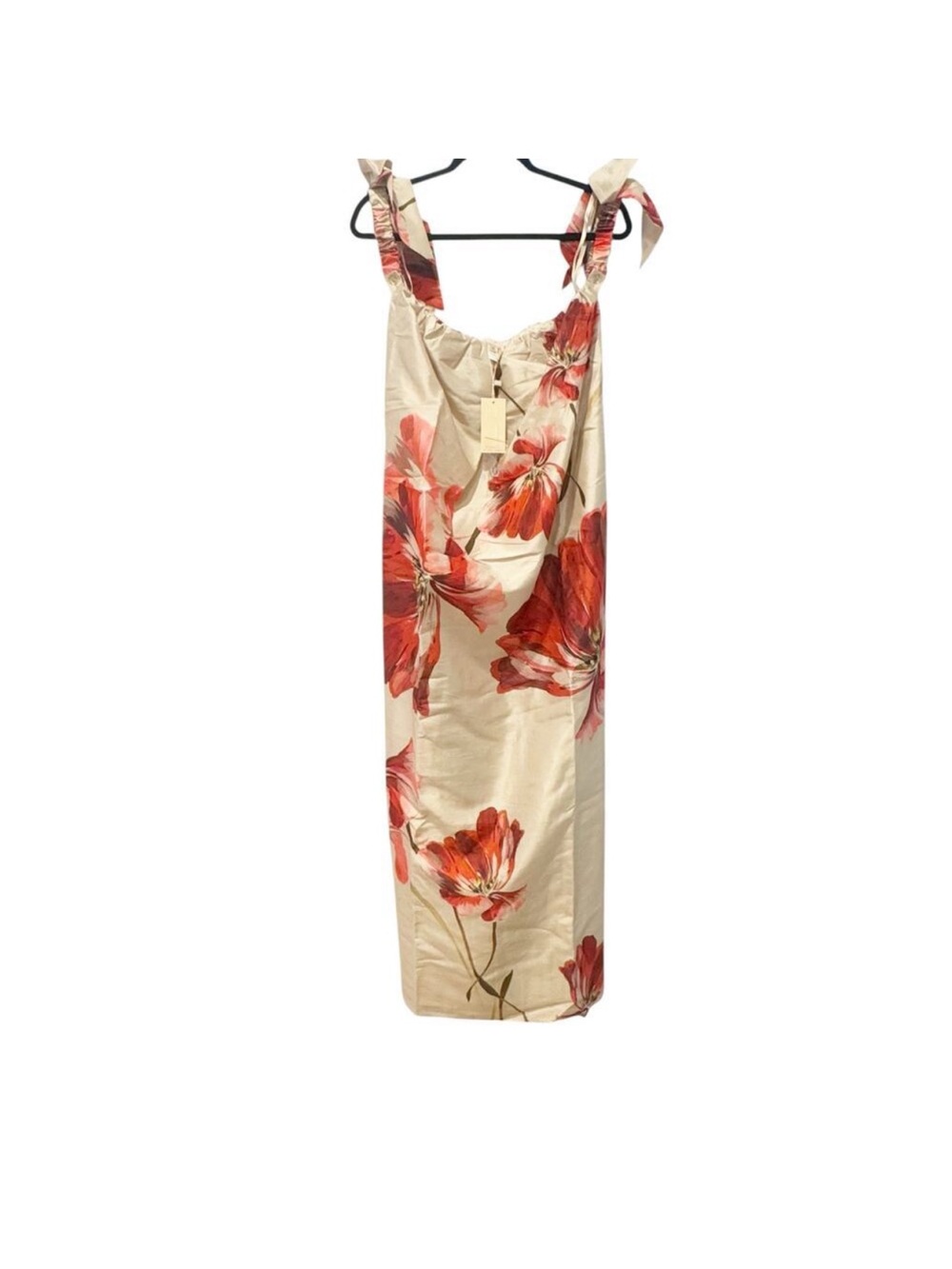 NWT Hutch Anthropologie Iris Off-The-Shoulder Maxi Dress Sz L - Picture 9 of 16